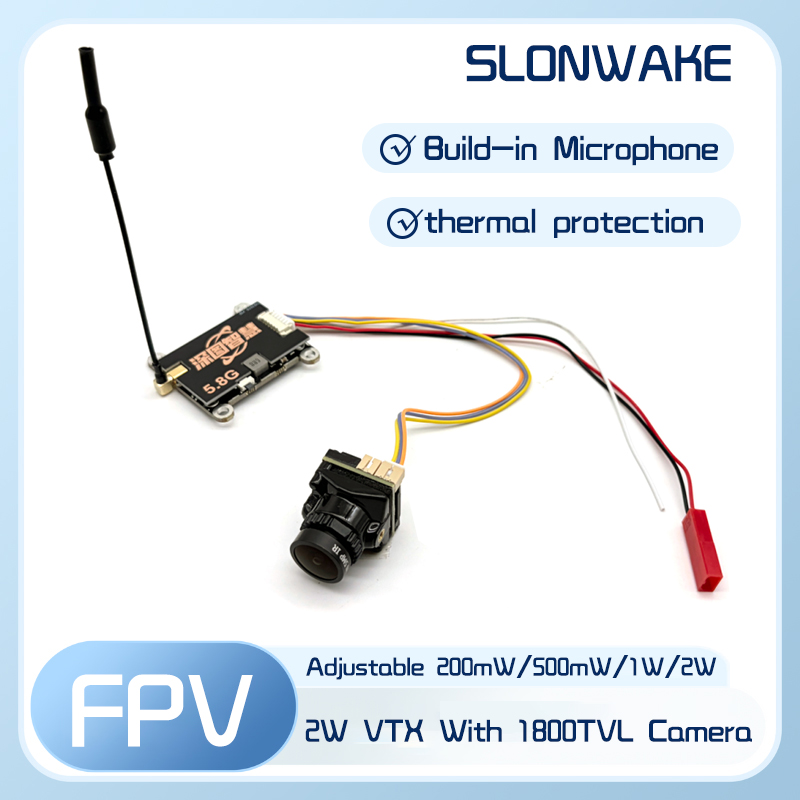 Fpv Drone Vtx - SLONWAKE 5.8G 56CH 2W 송신기 VTX(CMOS