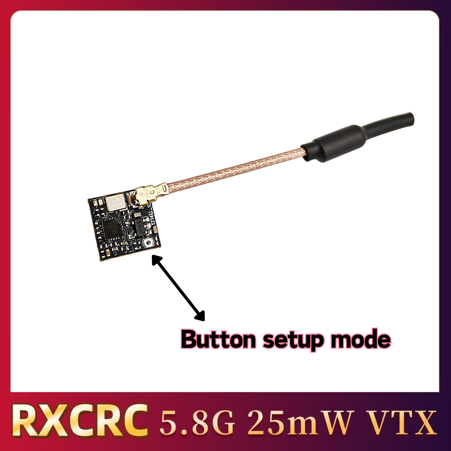 RXCRC 5.8GHz 48채널 FPV 25mW 아날로 - Fpv Drone Transmitter 리뷰 및 가격